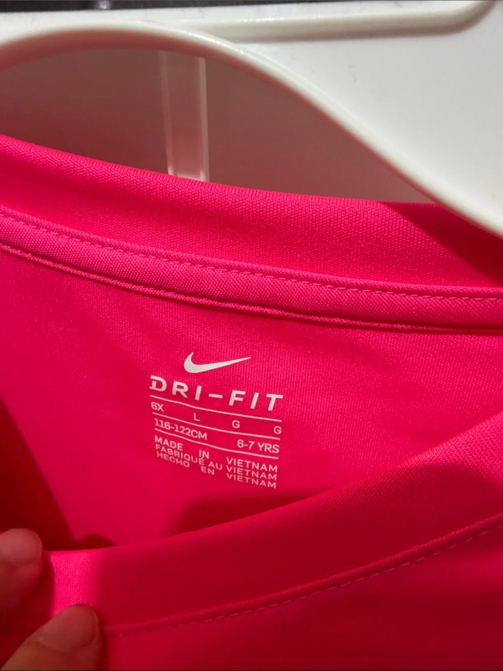 Nike kids Hot Pink Logo Tee and shorts set